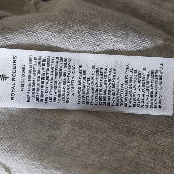 WOMEN'S WESTLANDS COWL SWEATER ROYAL ROBBINS MEDIUM - Picture 5 of 7